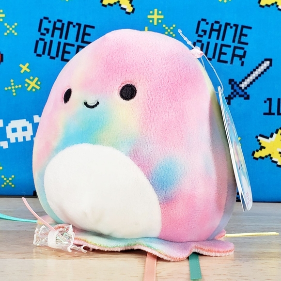 Squishmallow Janet the Jellyfish 5" UltraSoft Stuffed Sealife Squad Plush NWT - Picture 6 of 12